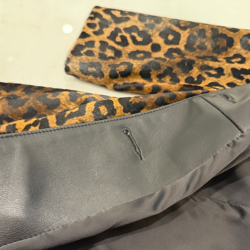 Carlisle Leopard Print Leather Jacket - Picture 12 of 15